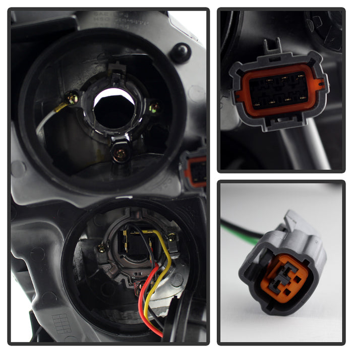 SPYDER Xtune Infiniti G35 05-06 Sedan Crystal Headlights Xenon/Hid Model Only Black HD-JH-IG354D-HID-BK 9023903