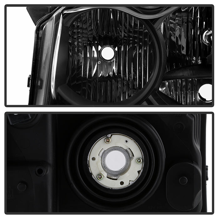 SPYDER Xtune Jeep Grand Cherokee 05-07 Crystal Headlights Black Smoked HD-JH-JGC05-AM-BSM 9033780