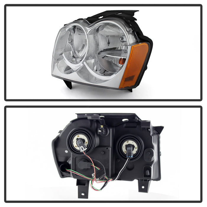 SPYDER xTune 05-07 Jeep Grand Cherokee? Driver Side Headlights - OEM Left (HD-JH-JGC05-OE-L) 9038273