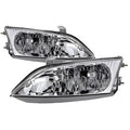 SPYDER xTune Lexus ES300 1997-2001 Halogen Models Only OEM Style Headlights - Chrome140 HD-JH-LES30097-OE 9035487