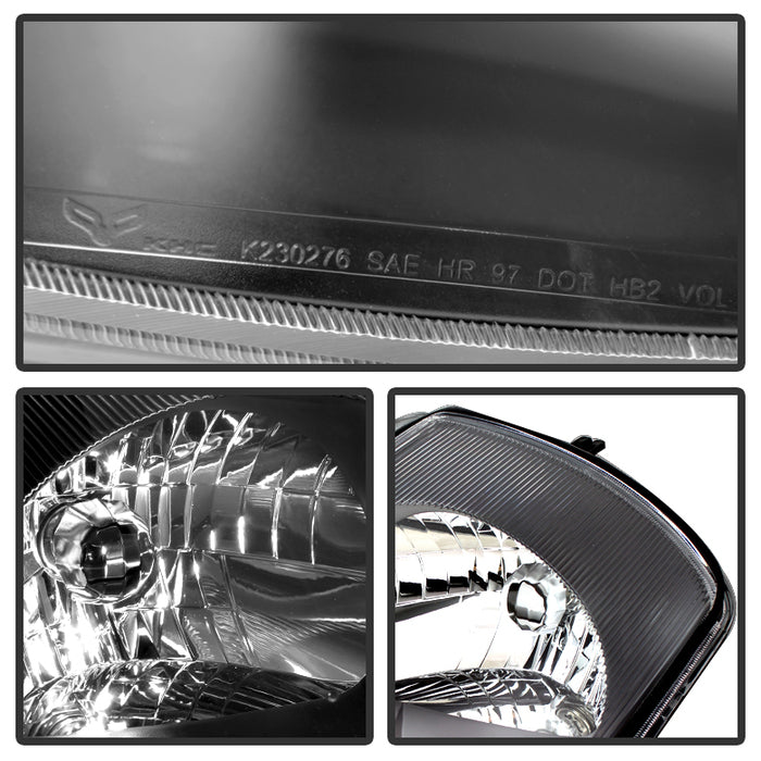 SPYDER Xtune Mitsubishi Eclipse 00-05 Crystal Headlights Black HD-JH-ME00-BK 9023965