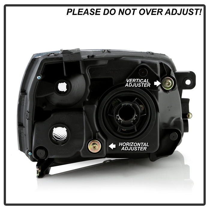SPYDER Xtune Mitsubishi Galant 04-08 Amber Crystal Headlights Black HD-JH-MG04-AM-BK 5072900