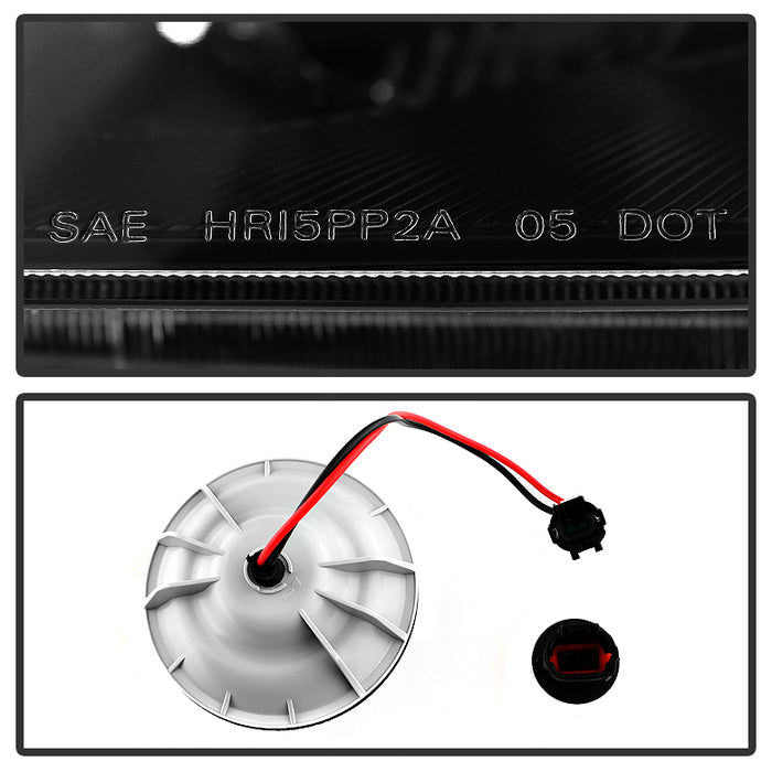 SPYDER Xtune Nissan Altima 05-06 Halogen Model Only OEM Style Black Bezel Headlights HD-JH-NA05-AM-BK 9031823