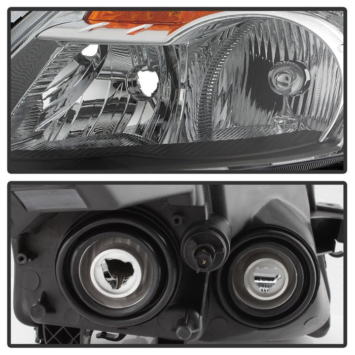 SPYDER Xtune Nissan Altima 07-09 Sedan Crystal Headlights Halogen Model Only Smoke HD-JH-NA07-AM-C 9024023