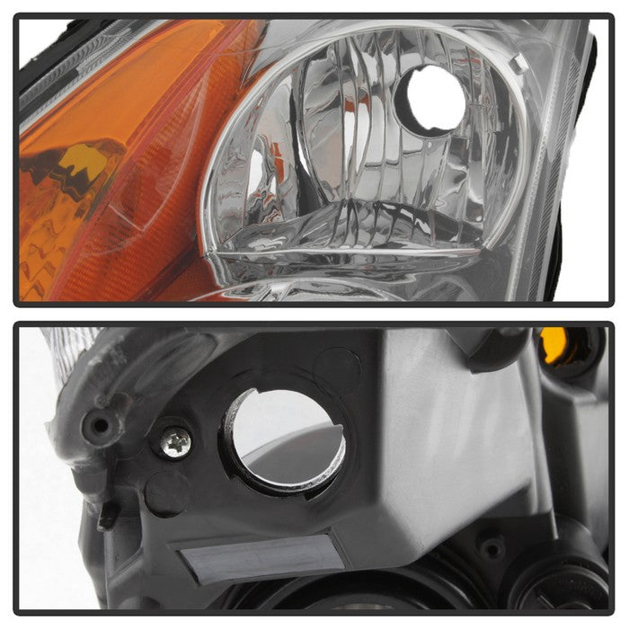 SPYDER Xtune Nissan Altima 07-09 Sedan Crystal Headlights Halogen Model Only Smoke HD-JH-NA07-AM-C 9024023