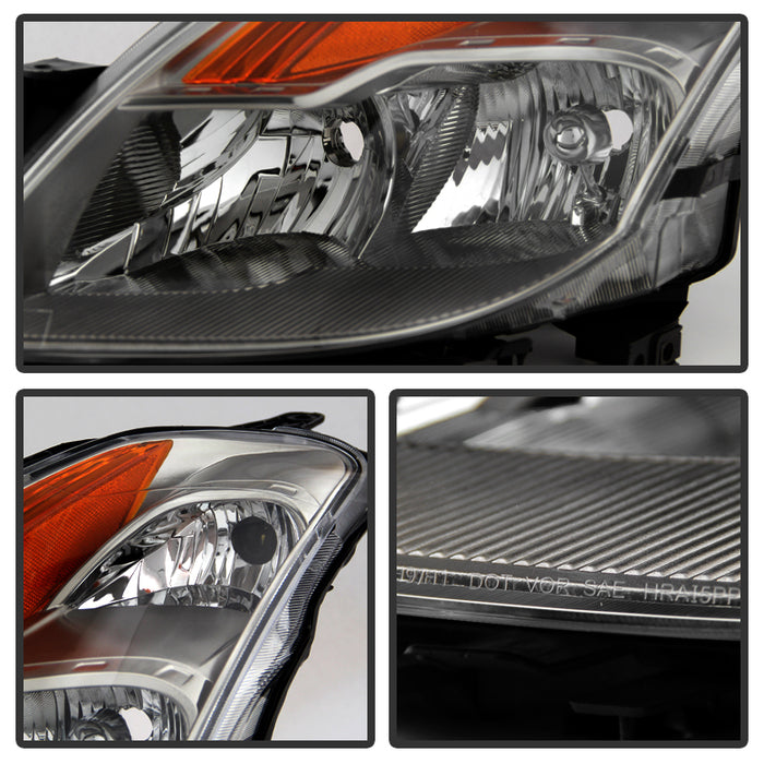 SPYDER Xtune Nissan Altima Coupe 08-09 Halogen Only OEM Headlights Chrome HD-JH-NA08-2D-C 9029707