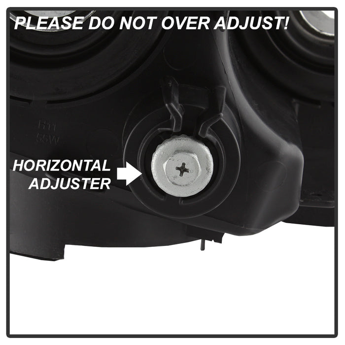 SPYDER xTune 10-13 Nissan Altima Coupe OEM Style Halogen Projector Headlights - Blk (HD-JH-NA10-2D-AM-BK) 9039072