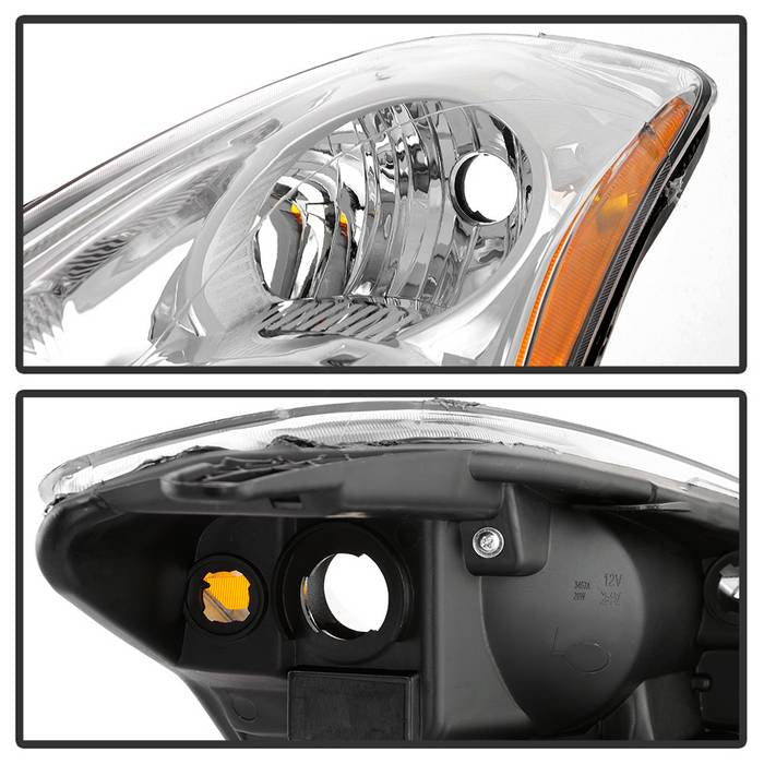 SPYDER xTune 10-12 Nissan Altima (Halogen Only) OEM Style Headlights - Chrome HD-JH-NA104D-AM-C 9043383