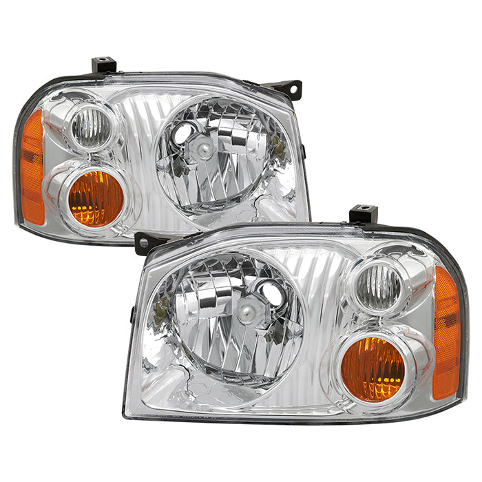 SPYDER xTune 01-04 Nissan Frontier OEM Headlights - Chrome (HD-JH-NF01-AM-C) 9042775