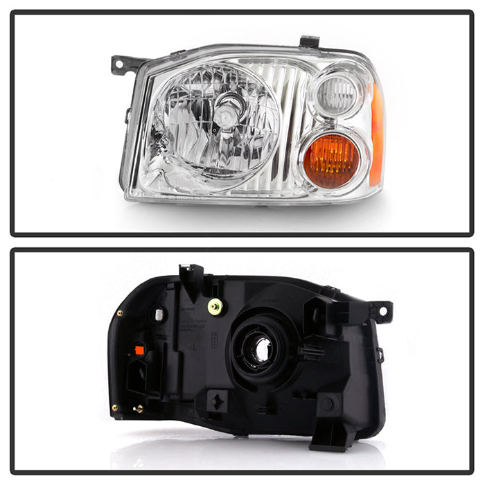 SPYDER xTune 01-04 Nissan Frontier OEM Headlights - Chrome (HD-JH-NF01-AM-C) 9042775
