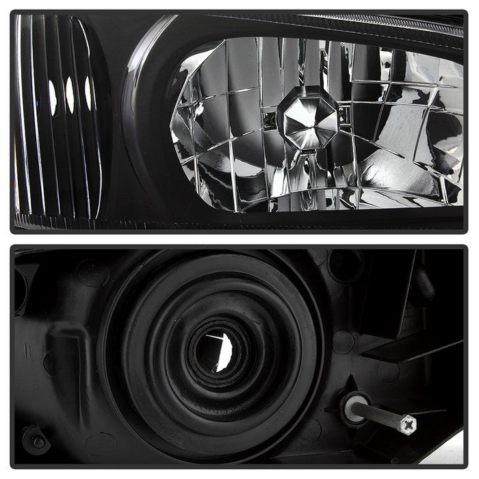 SPYDER xTune 00-01 Nissan Maxima (Excl 20th Anniversary Edition) OEM Headlights - Black (HD-JH-NM00-BK) 9042782