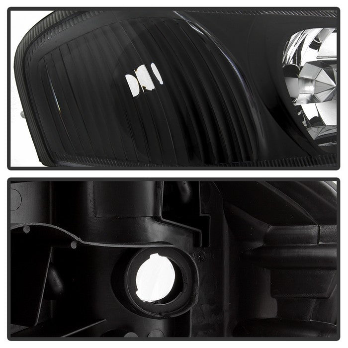 SPYDER xTune 00-01 Nissan Maxima (Excl 20th Anniversary Edition) OEM Headlights - Black (HD-JH-NM00-BK) 9042782