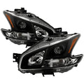 SPYDER xTune 09-14 Nissan Maxima Halogen ONLY (No HID) OEM Style Headlights - Black HD-JH-NM09-AM-BK 9035494