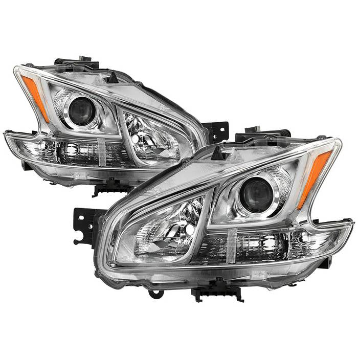 SPYDER xTune 09-14 Nissan Maxima OEM Style Halogen Headlights - Chrome (HD-JH-NM09-AM-C) 9943720