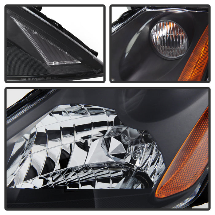 SPYDER Xtune Nissan Murano 03-07 (Not Hid Model) Crystal Headlights Black HD-JH-NMU03-AM-BK 9023590