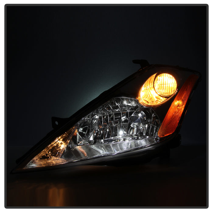 SPYDER Xtune Nissan Murano 03-07 (Not Hid Model) Crystal Headlights Chrome HD-JH-NMU03-AM-C 9023606