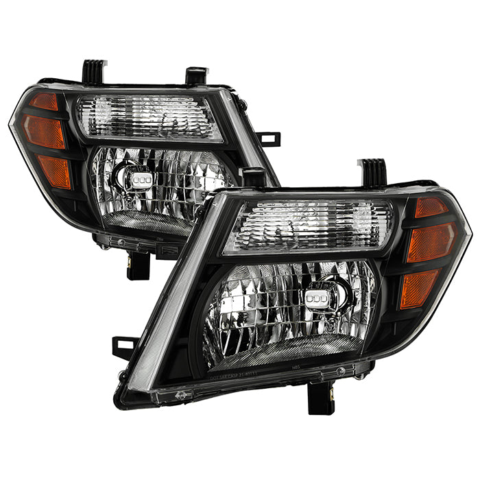 SPYDER Xtune Nissan Pathfinder 08-11 Amber Crystal Headlights Black HD-JH-NP08-AM-BK 5072887