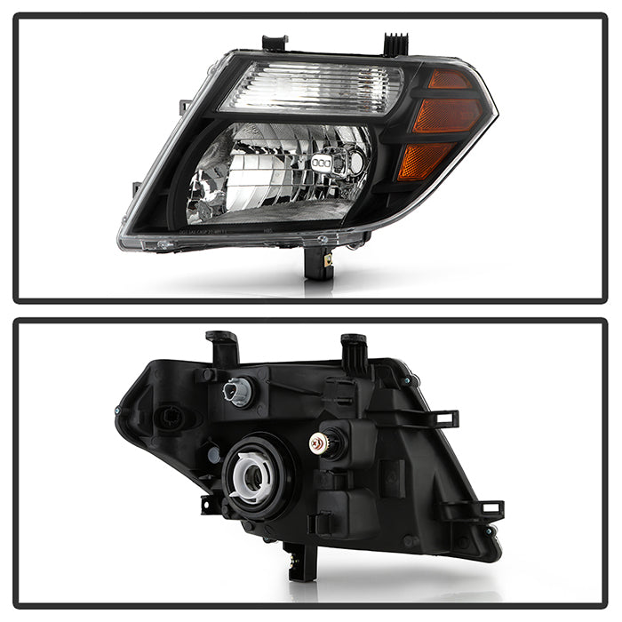 SPYDER Xtune Nissan Pathfinder 08-11 Amber Crystal Headlights Black HD-JH-NP08-AM-BK 5072887