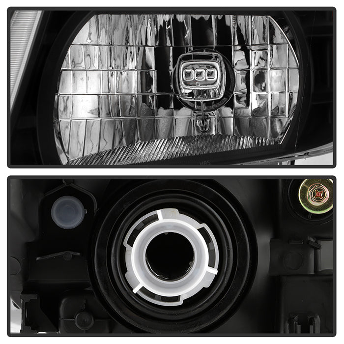 SPYDER Xtune Nissan Pathfinder 08-11 Amber Crystal Headlights Black HD-JH-NP08-AM-BK 5072887