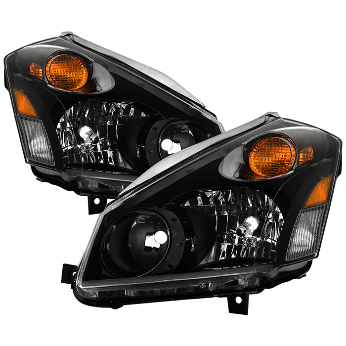 SPYDER Xtune Nissan Quest 04-09 Crystal Headlights Black HD-JH-NQ04-AM-BK 9023422