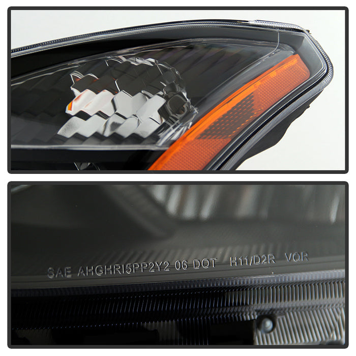 SPYDER xTune Nissan Rogue 08-14 Halogen Model Only OEM Style Headlights-Black HD-JH-NROG08-AM-BK 9035548