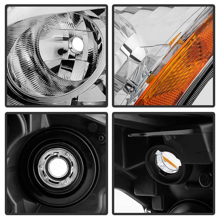 SPYDER xTune 08-13 Nissan Rogue OEM Style Halogen Headlights - Chrome (HD-JH-NROG08-AM-C) 9044212