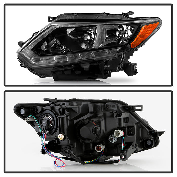 SPYDER xTune 14-16 Nissan Rogue Driver Side Halogen Headlight - OEM Left (HD-JH-NROG14-OE-L) 9044229