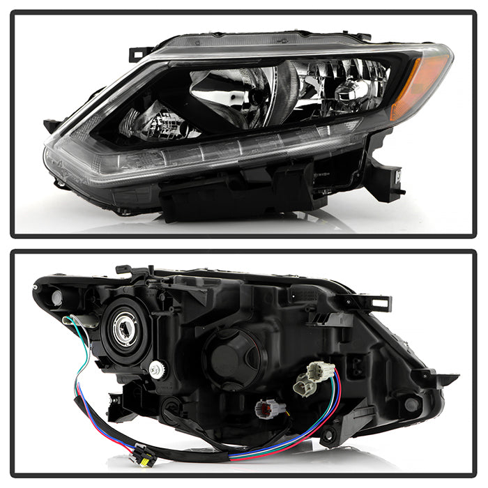 SPYDER 14-16 Nissan Rogue (Halogen Models) OEM Style Headlights (HD-JH-NROG14-OE-SET) 9047305