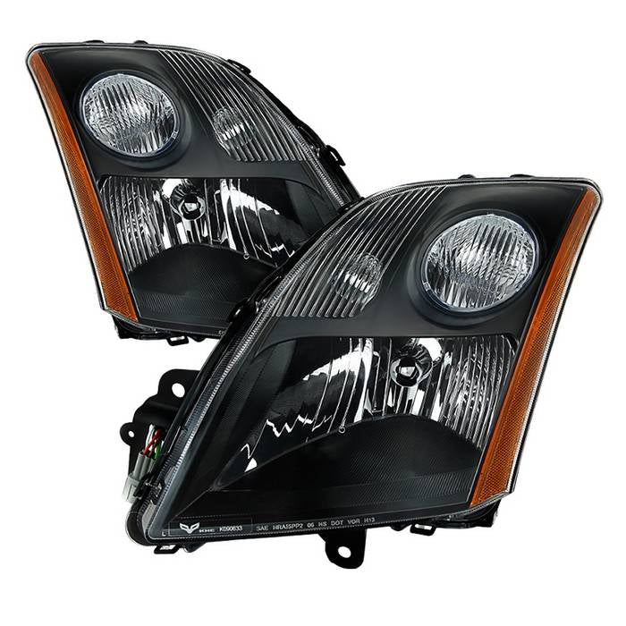 SPYDER xTune Nissan Sentra 07-09 L4 2.0L 2.5L Only OEM Style Headlights - Black HD-JH-NS07-2.0L-BK 9035609