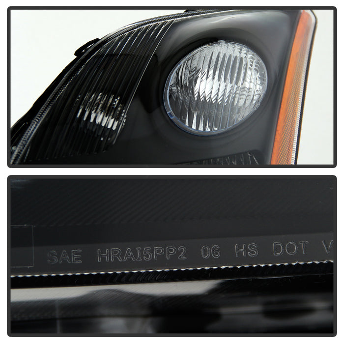 SPYDER xTune Nissan Sentra 07-09 L4 2.0L 2.5L Only OEM Style Headlights - Black HD-JH-NS07-2.0L-BK 9035609