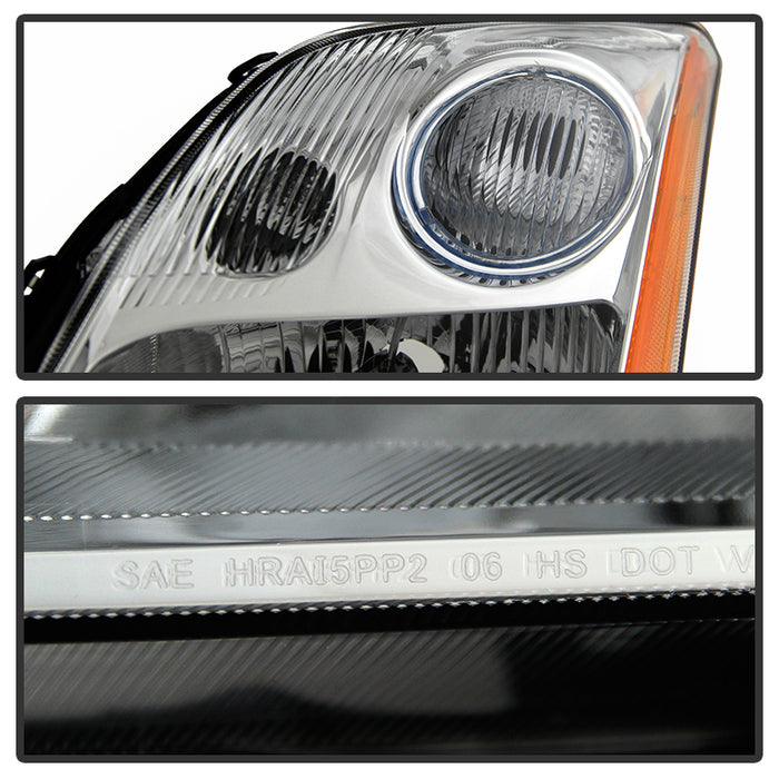 SPYDER xTune Nissan Sentra 07-09 L4 2.0L Only Driver Side Headlight -OEM Left HD-JH-NS07-2.0L-OE-L 9035616