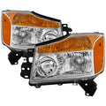 SPYDER xTune 04-07 Nissan Armada OEM Headlights - Chrome (HD-JH-NTI08-AM-C) 9037924