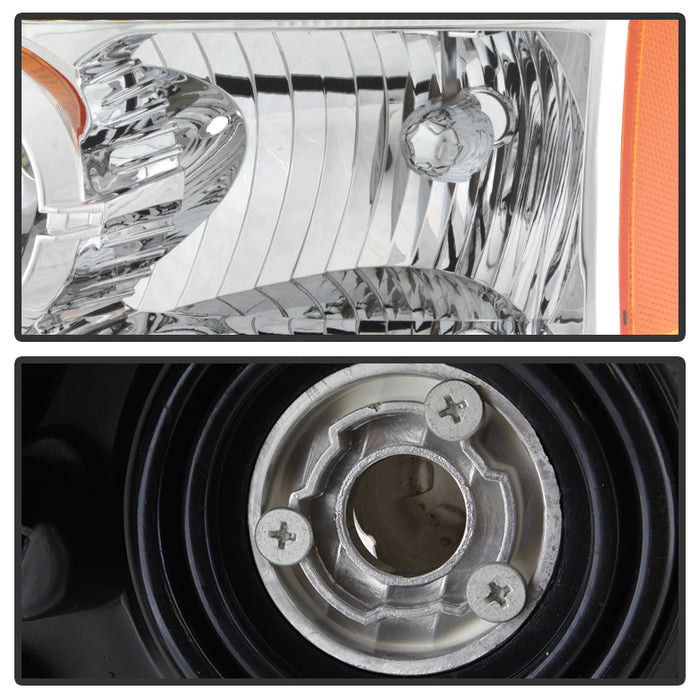 SPYDER xTune 04-07 Nissan Armada OEM Headlights - Chrome (HD-JH-NTI08-AM-C) 9037924