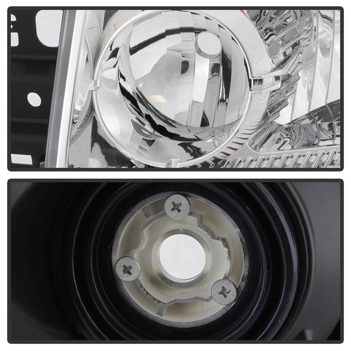 SPYDER xTune 04-07 Nissan Armada OEM Headlights - Chrome (HD-JH-NTI08-AM-C) 9037924