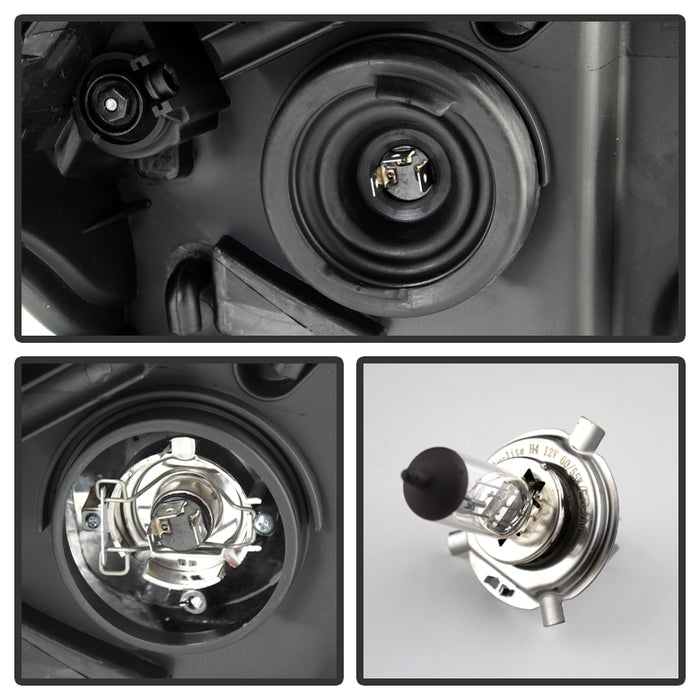 SPYDER Xtune Nissan Versa 07-12 Crystal Headlights Black HD-JH-NV07-AM-BK 9023613