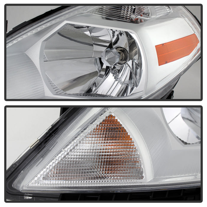 SPYDER Xtune Nissan Versa 07-12 Crystal Headlights Chrome HD-JH-NV07-AM-C 9023620
