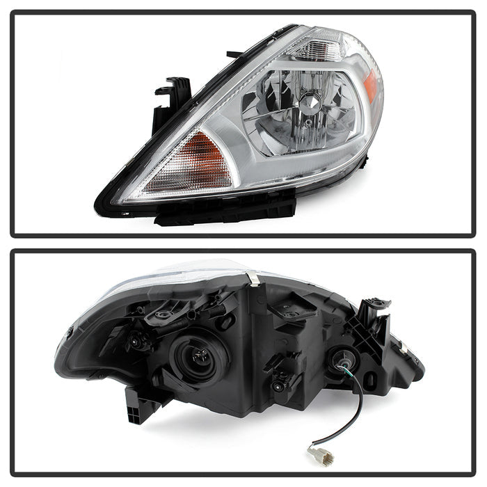 SPYDER xTune 07-12 Nissan Versa Driver Side Headlights - OEM Left (HD-JH-NV07-OE-L) 9038358