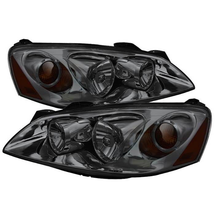 SPYDER Xtune Pontiac G6 05-10 (09-10 Fit w/Amber Turn Signal) Crystal Headlights Smoke HD-JH-PG605-AM-SM 9023682