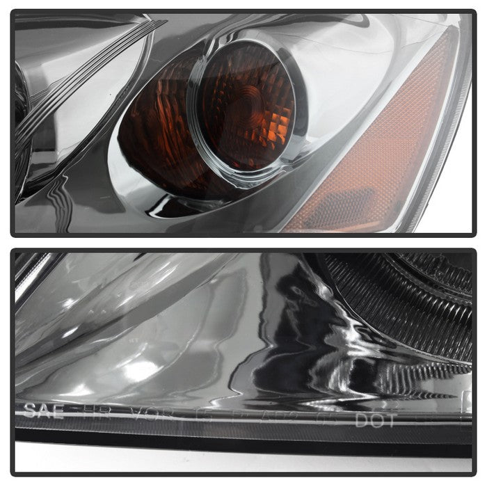 SPYDER Xtune Pontiac G6 05-10 (09-10 Fit w/Amber Turn Signal) Crystal Headlights Smoke HD-JH-PG605-AM-SM 9023682