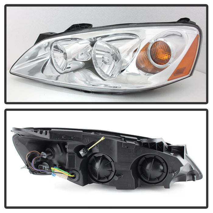 SPYDER xTune 05-10 Pontiac G6 (09-10 w/Turn Signal) Driver Side Headlight - OEM Left (HD-JH-PG605-OE-L) 9038372