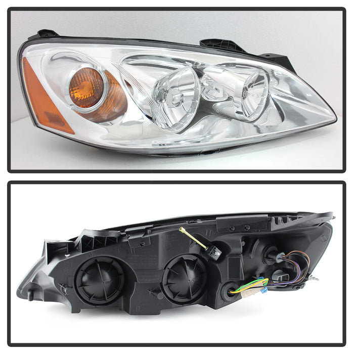 SPYDER xTune 05-10 Pontiac G6 (w/Turn Signal) Passenger Side Headlight - OEM Right (HD-JH-PG605-OE-R) 9038389