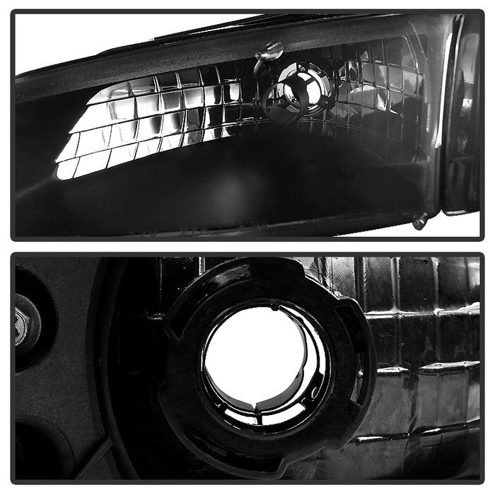 SPYDER Xtune Pontiac Grand Prix 97-03 Crystal Headlights w/ Amber Corner Lights HD-JH-PGPRIX-SET-AM-BSM 9034329