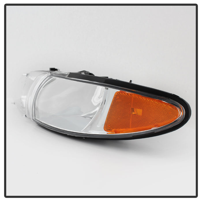 SPYDER Xtune Pontiac Grand Prix 97-03 Crystal Headlights w/ Amber Corner Lights HD-JH-PGPRIX-SET-AM-C 9023453