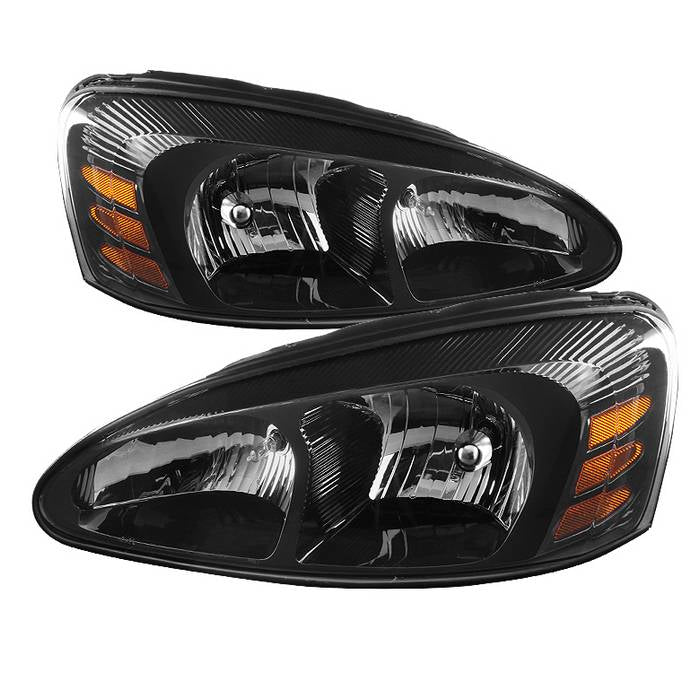 SPYDER Xtune Pontiac Grand Prix 04-08 Crystal Headlights Black HD-JH-PGPRIX04-AM-BK 9023637