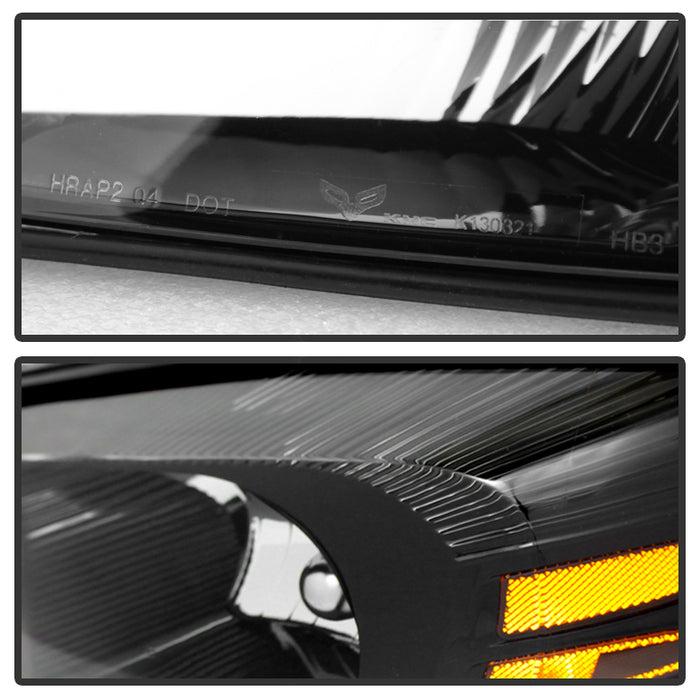 SPYDER Xtune Pontiac Grand Prix 04-08 Crystal Headlights Black HD-JH-PGPRIX04-AM-BK 9023637