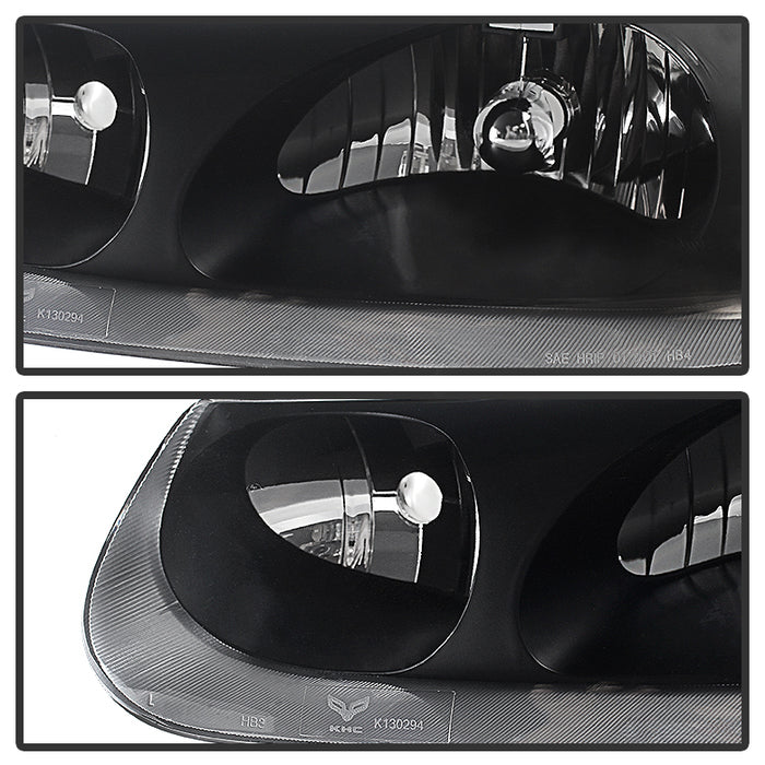 SPYDER Xtune Satun Sc Series Coupe 2001-2002 OEM Style Headlights Black HD-JH-SASC-01-BK 9029714