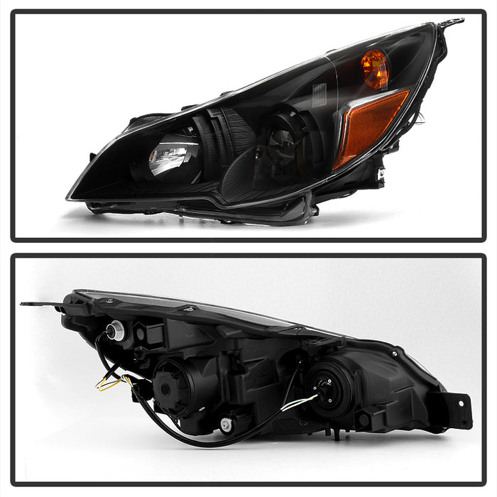 SPYDER xTune Subaru Legacy 10-12 / Outback 10-12 OEM Style Headlights-Black HD-JH-SLEG10-AM-BK 9035746