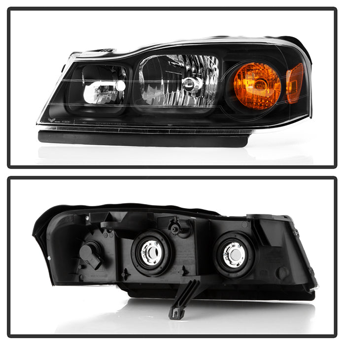 SPYDER Xtune Saturn Vue 06-07 Crystal Headlights Black HD-JH-SVUE06-AM-BK 9024030
