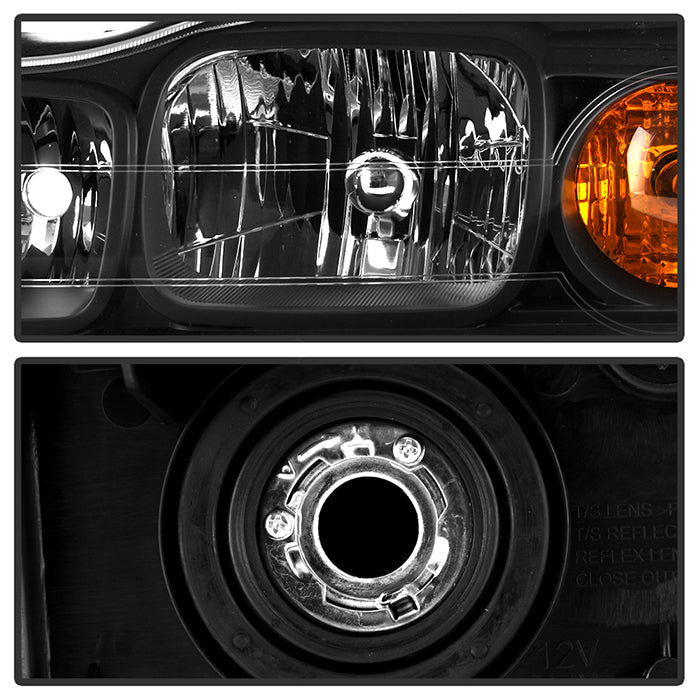 SPYDER Xtune Saturn Vue 06-07 Crystal Headlights Black HD-JH-SVUE06-AM-BK 9024030