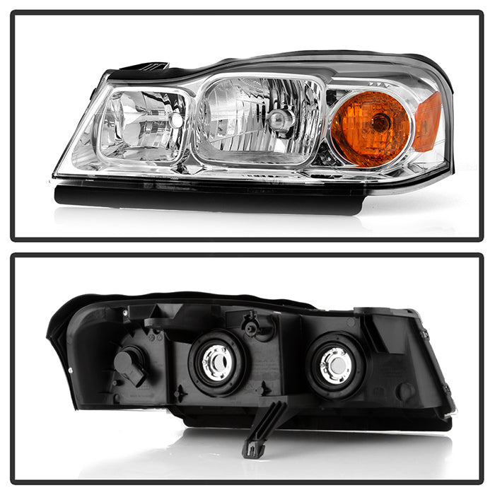SPYDER Xtune Saturn Vue 06-07 Crystal Headlights Chrome HD-JH-SVUE06-AM-C 9024047